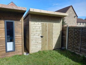 Pent Shed 3” x 2” framework