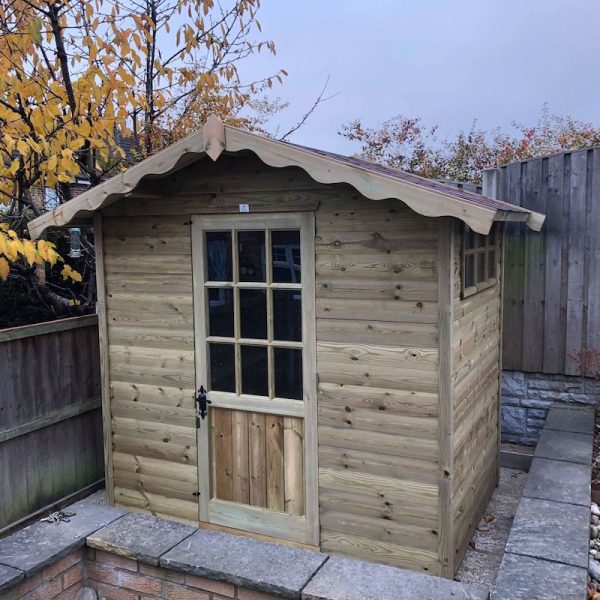 Georgian Half Clad Door – 9 Pane